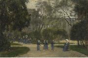 Nuns and Schoolgirls in the Tuileries Gardens Stanislas lepine